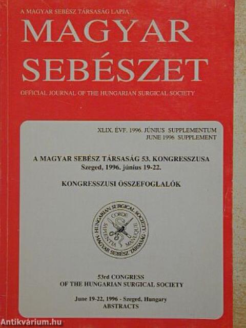 Magyar Sebészet 1996. június