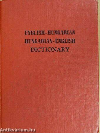 English-Hungarian/Hungarian-English Dictionary