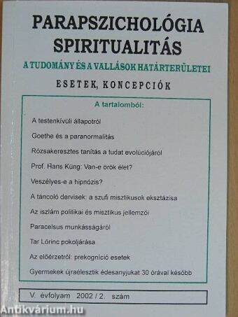 Parapszichológia-Spiritualitás 2002/2.
