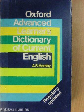 Oxford Advanced Learner's Dictionary of Current English