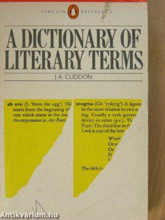 A dictionary of literary terms