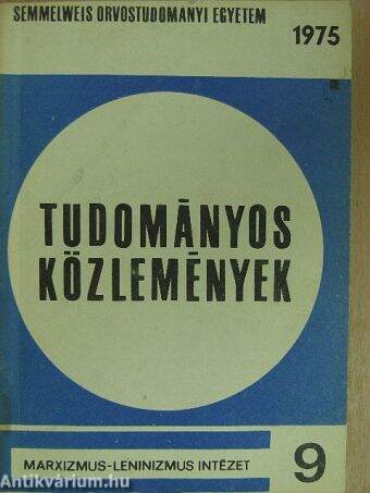 Tudományos közlemények 1975/9.