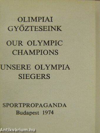 Olimpiai győzteseink (minikönyv)