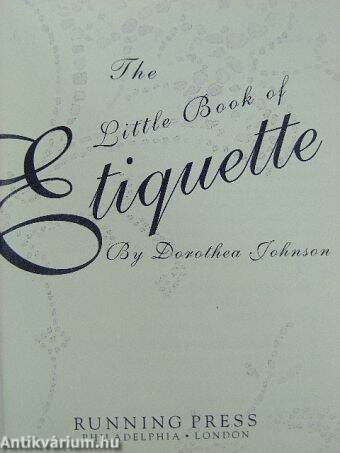 The Little Book of Etiquette (minikönyv)