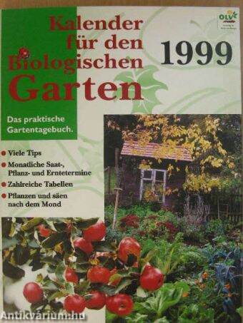 Kalender für den Biologischen Garten 1999.