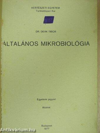 Általános mikrobiológia