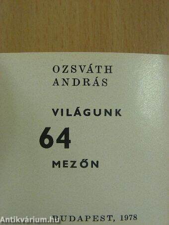 Világunk 64 mezőn (minikönyv) (számozott)