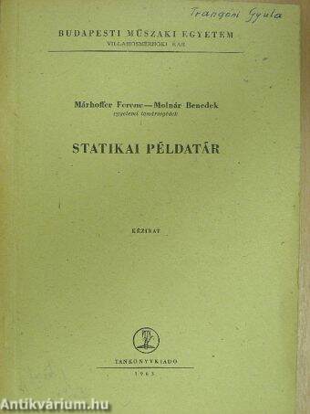 Statikai példatár