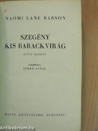 Szegény kis barackvirág