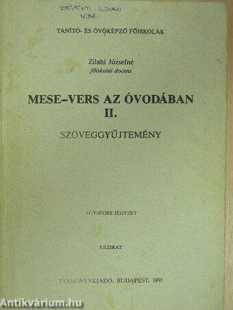 Mese-vers az óvodában II.