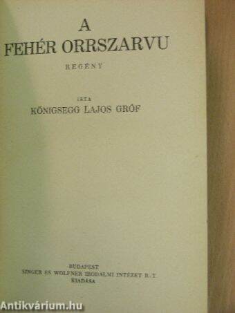 A fehér orrszarvu