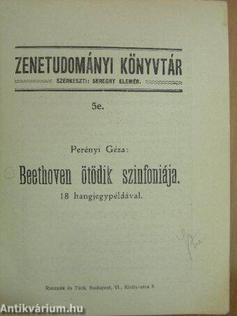 Beethoven ötödik szinfoniája