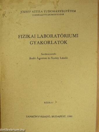 Fizikai laboratóriumi gyakorlatok