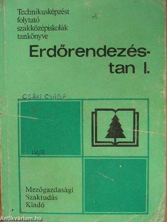 Erdőrendezéstan I.