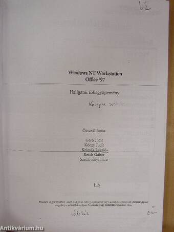 Windows NT Workstation Office '97
