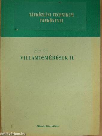 Villamosmérések II.