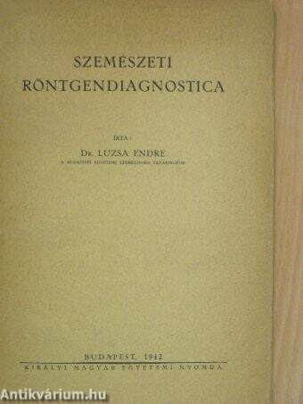 Szemészeti röntgendiagnostica