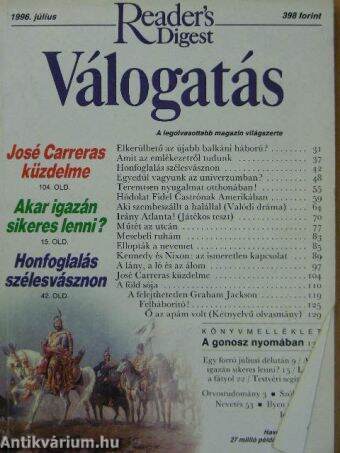 Reader's Digest Válogatás 1996. július