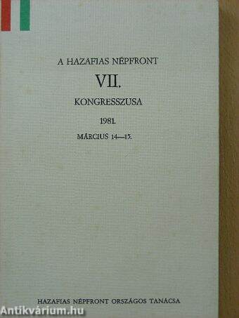 A Hazafias Népfront VII. kongresszusa