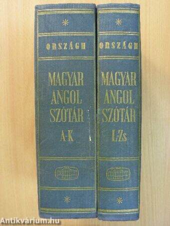 Magyar-angol szótár I-II.