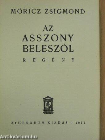 Az asszony beleszól