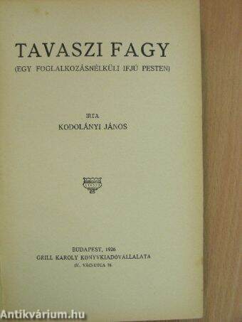 Tavaszi fagy