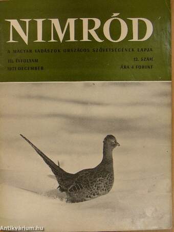 Nimród 1971. december