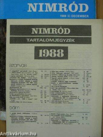 Nimród 1988. január-december