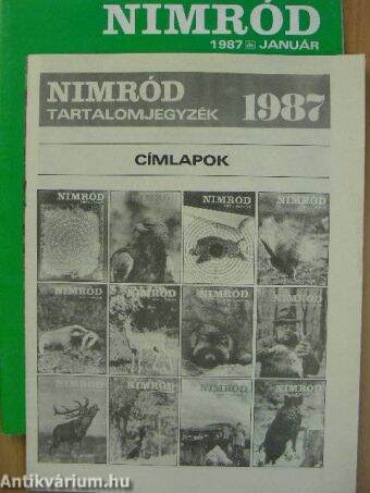 Nimród 1987. (nem teljes évfolyam)