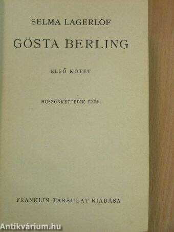 Gösta Berling I-II.