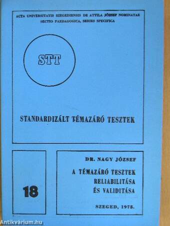 Standardizált témazáró tesztek