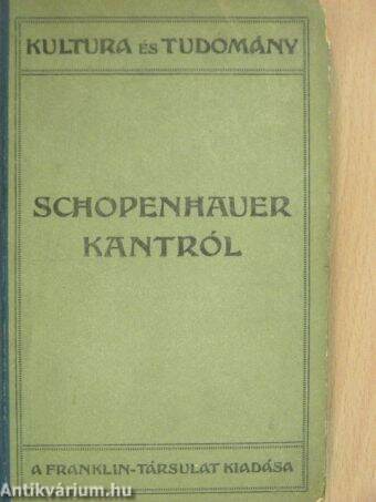 Schopenhauer Kantról