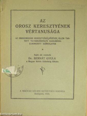 Az orosz keresztyének vértanusága