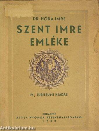 Szent Imre emléke