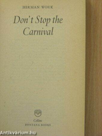 Don't Stop the Carnival