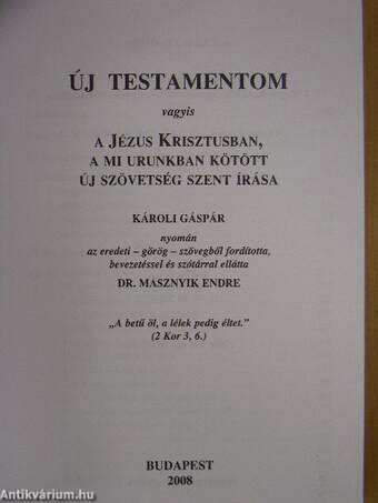 Új Testamentom