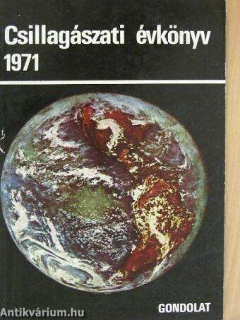 Csillagászati Évkönyv 1971.