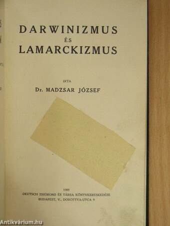 Darwinizmus és lamarckizmus