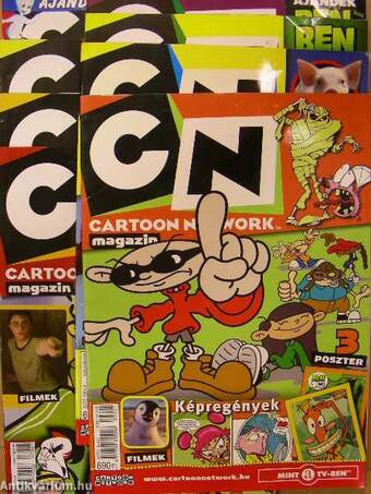 Cartoon Network magazin 2007, 2010. (vegyes számok) (8 db)
