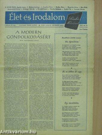 Élet és Irodalom 1957. november 15.