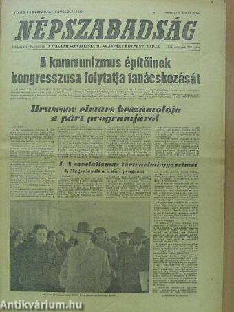 Népszabadság 1961. október 19.