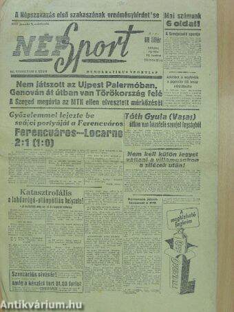 Népsport 1947. január 9.