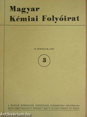 Magyar Kémiai Folyóirat 1967. március