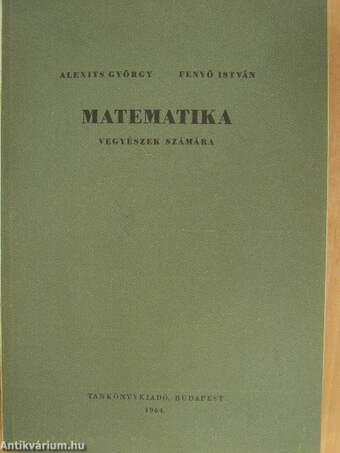 Matematika vegyészek számára