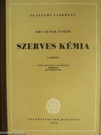 Szerves kémia I.