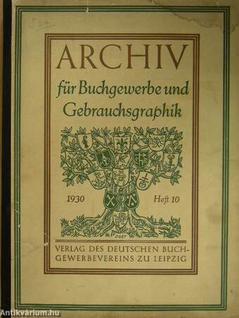 Archiv für Buchgewerbe und Gebrauchsgraphik 1930. Jahresgang 67., Heft 10.