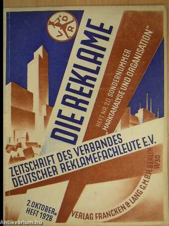 Die Reklame 1928. Oktober 1. - Sondernummer 20.