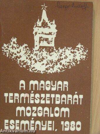 A Magyar Természetbarát Mozgalom eseményei 1980