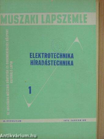 Műszaki Lapszemle 1973. (nem teljes évfolyam)