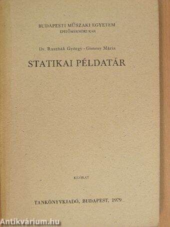 Statikai példatár